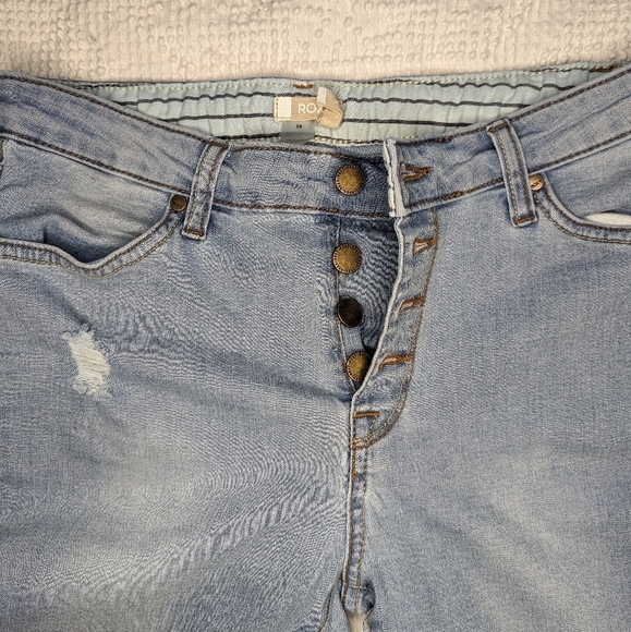 Roxyâ•‘Skinny Blue Jeansâ•‘Size 29 - Picture 3 of 5
